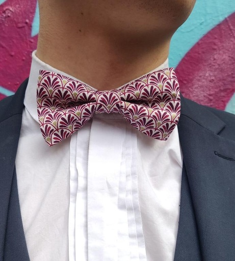 Nœud papillon artifice violet